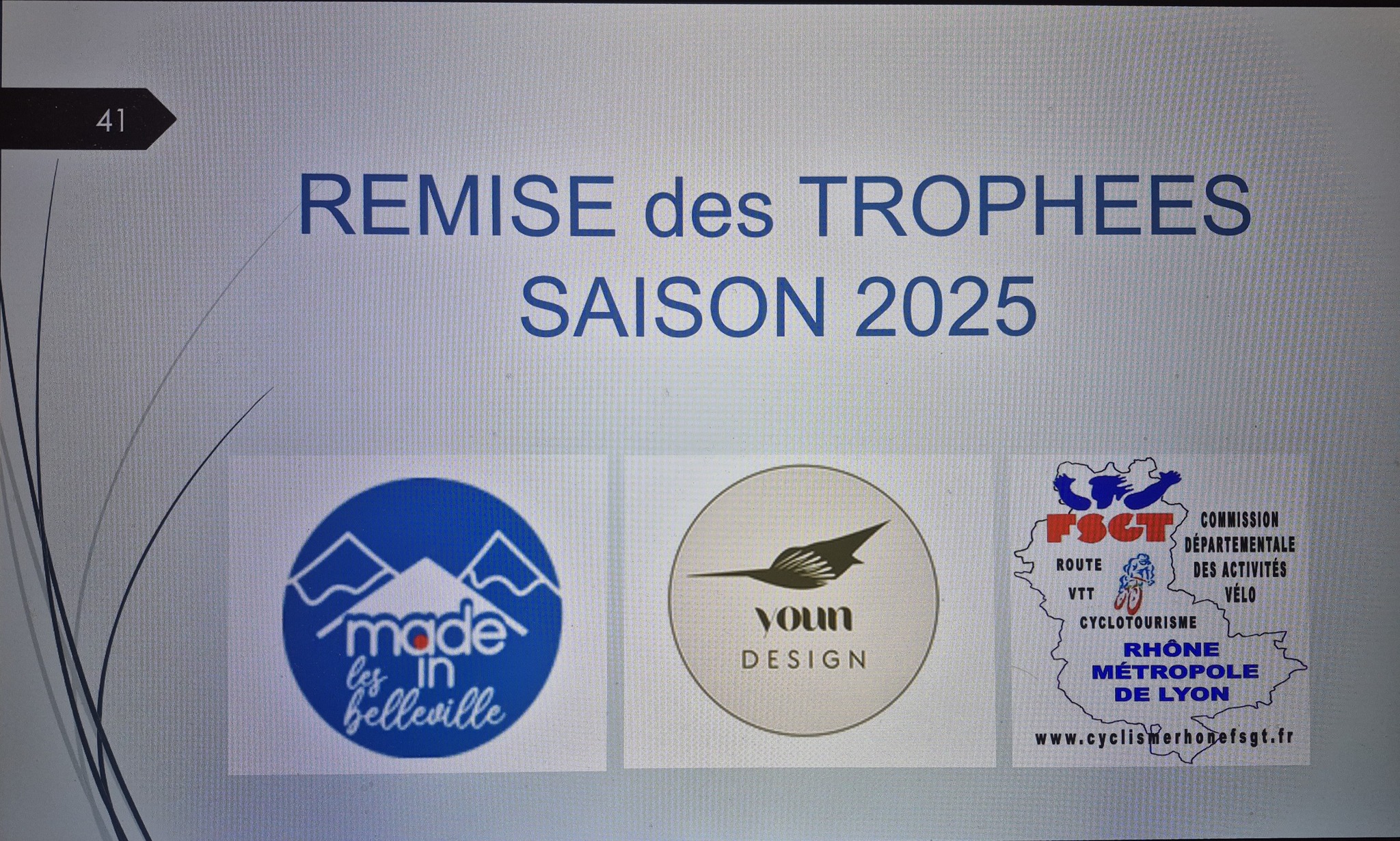 Trophées FSGT69  2025