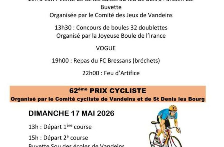 Prix de Vandeins FFC Access 3/4 17/05/2026