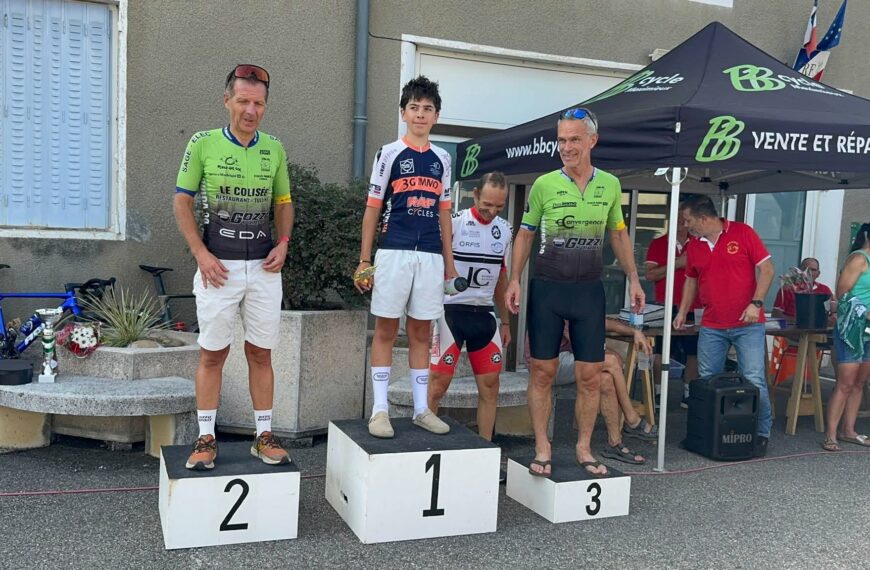 Victoire de Nathan Salomon à Chatenay(01) en FSGT 4
