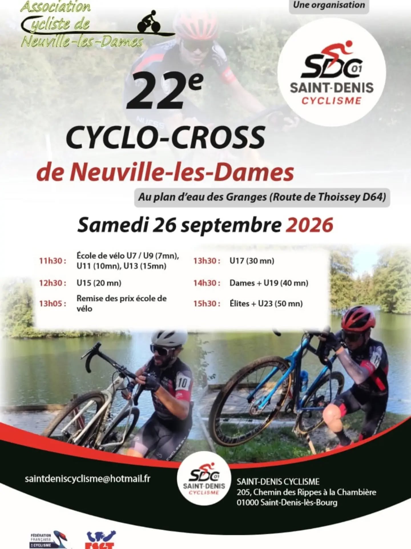 Cyclo-cross de Neuville-les-Dames 26/09/2026